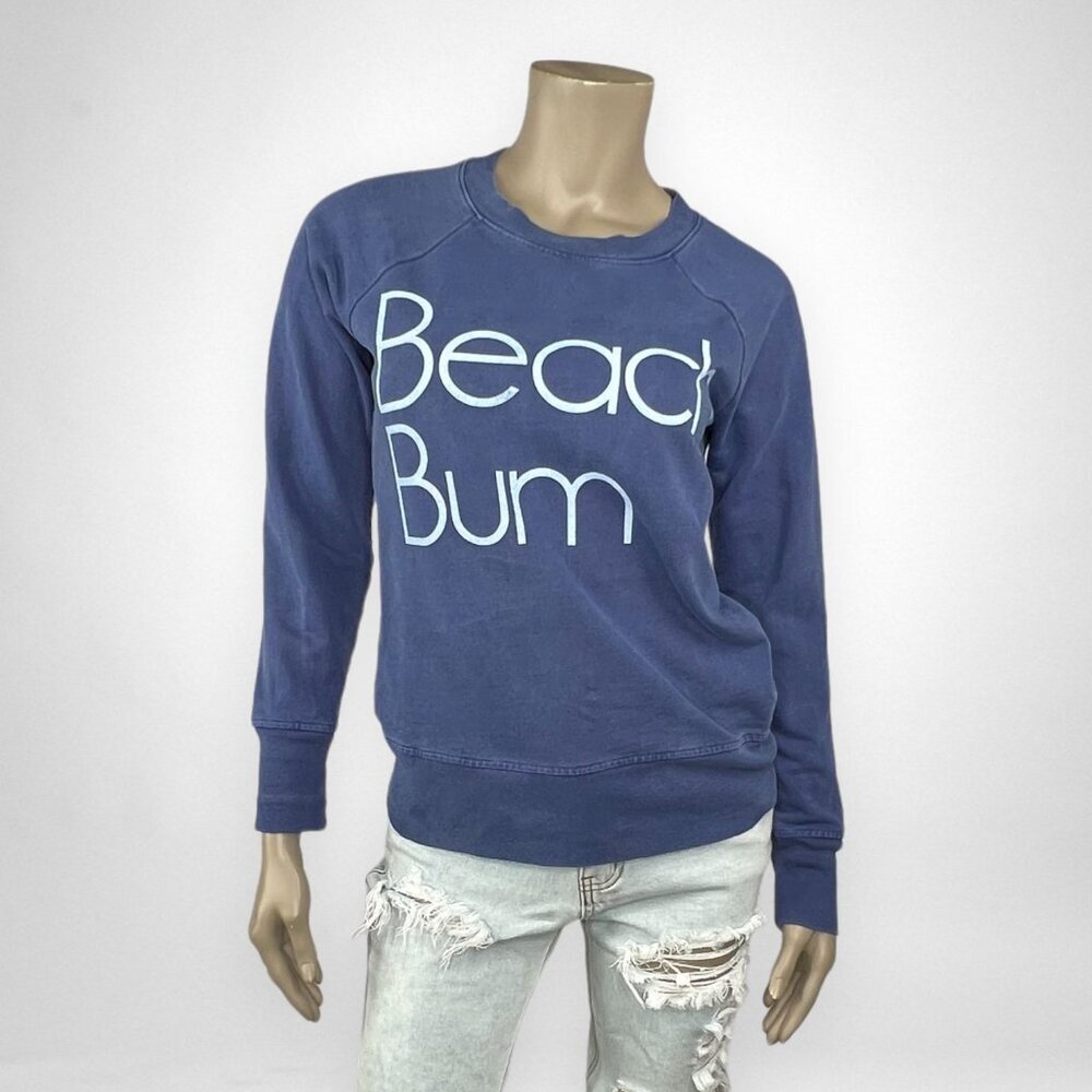 J. CREW BEACH BUM Blue Crew‎ Neck Sweatshirt XS